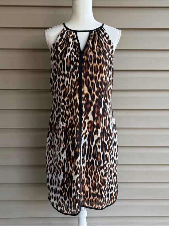Worthington Dresses & Skirts - •Worthington• Animal Print Halter Neck Dress - Size 8